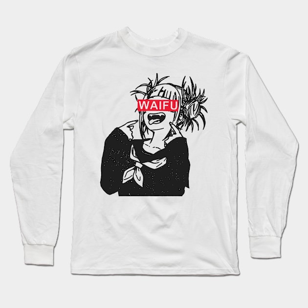 Waifu Long Sleeve T-Shirt by Vhitostore